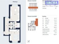 Prodej bytu 2+kk, plocha 59,5 m2, 2. NP, terasa, zahrada, Praha 6 Bevnov